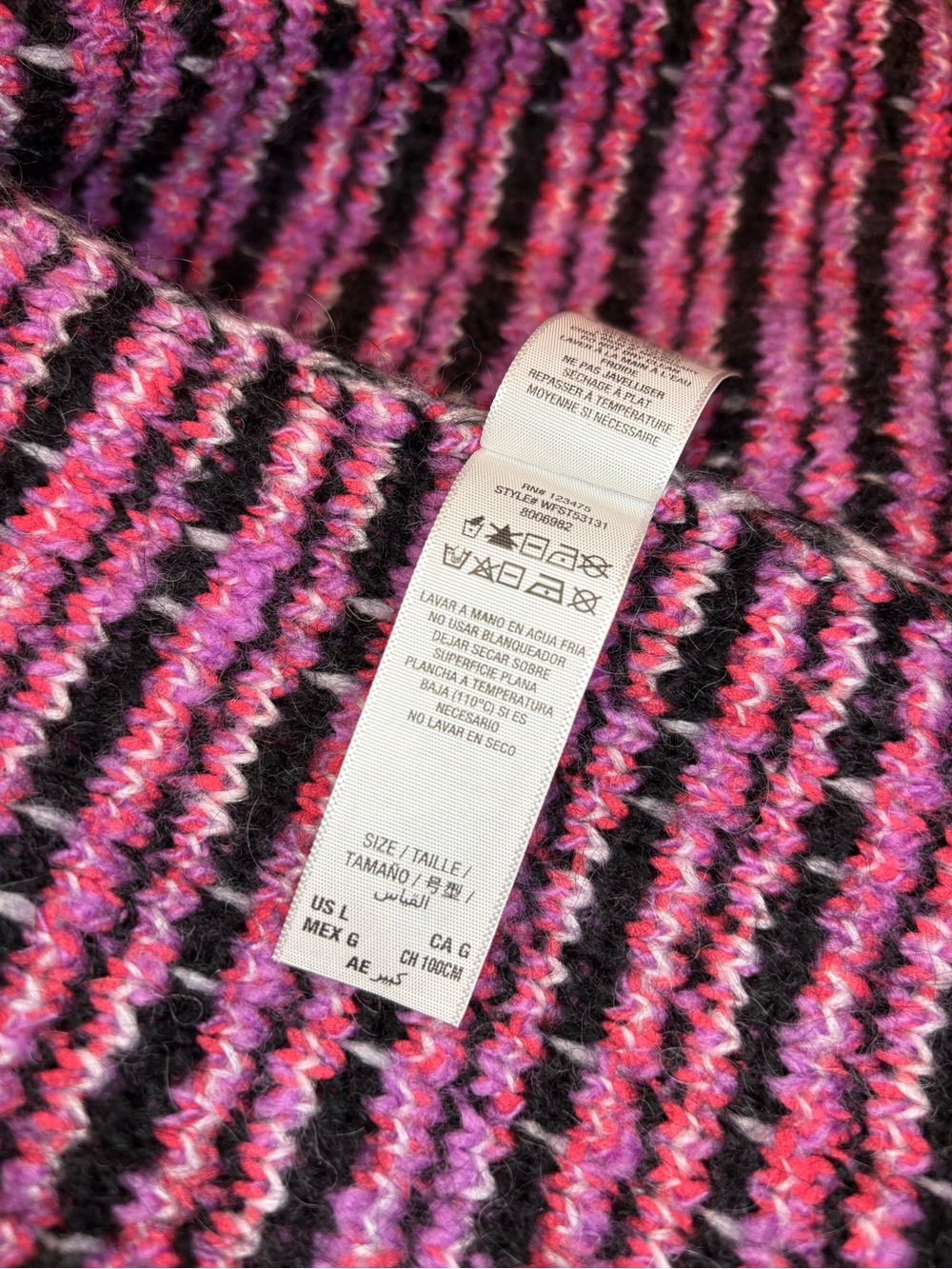 Juicy Couture Pink Tweed Cardigan with Black Trim - Picture 9 of 10